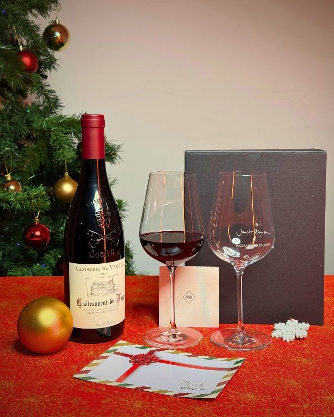 Châteauneuf & Wine Glasses Gift Set
