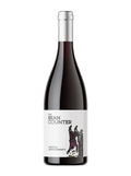 Wine bottle labeled 'The Bean Counter' on a white background
