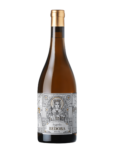 Bottle of Bedoba White Wine