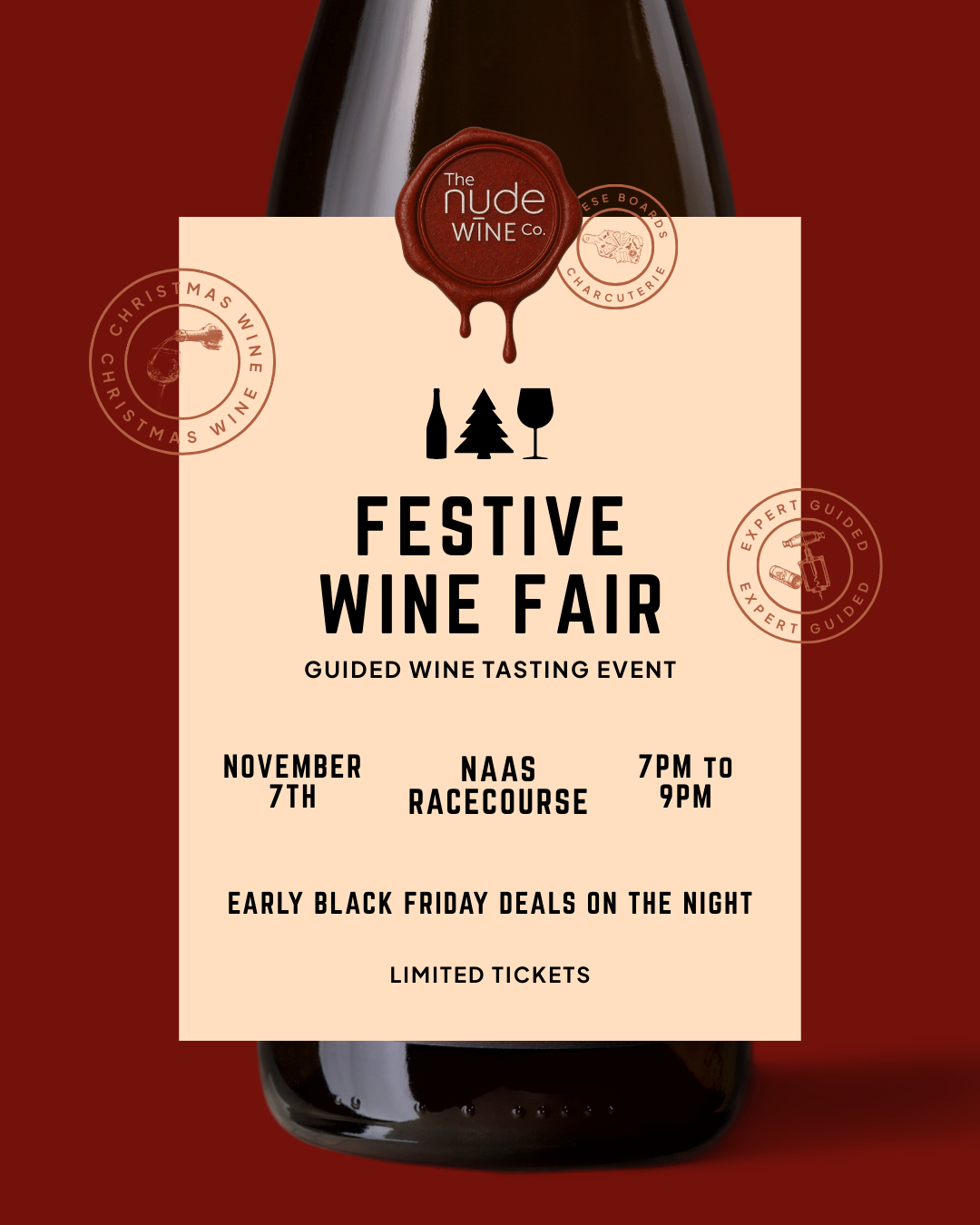 Festive Wine Fair Ticket 2025 - Naas Racecourse