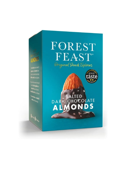 Forest Feast Salted Caramel Dark Chocolate Almonds (140g)