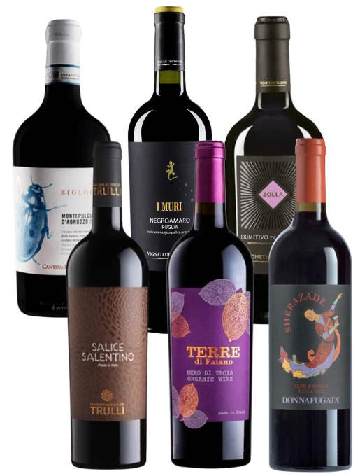 Southern Italian Red Wine Box | Premium Collection