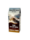 Irish Atlantic Sea Salt Flakes Lemon and Pepper 100g - The Nude Wine Co