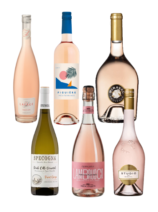 The Luxury Rose Box of Wine